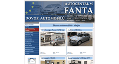 Desktop Screenshot of dovozautomobilu.cz