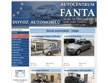 Tablet Screenshot of dovozautomobilu.cz